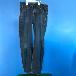Express Rocco Slim Fit Straight Leg Jeans Men’s 30x32 Medium Wash Blue Denim